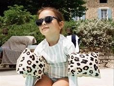 IZIPIZI denim blue kids #d solbriller UV400